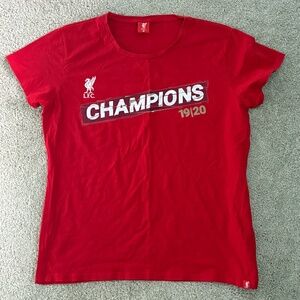 Womens Liverpool FC Champions 19/20 T-shirt - UK Size 18